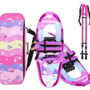 New! Kids Snowshoes for Kids Pattern Design for Stylish Look Snowshoes for Kids